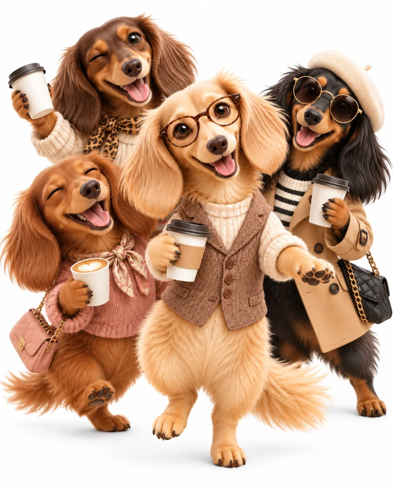 Rosi mit Freundinnen beim Kaffee